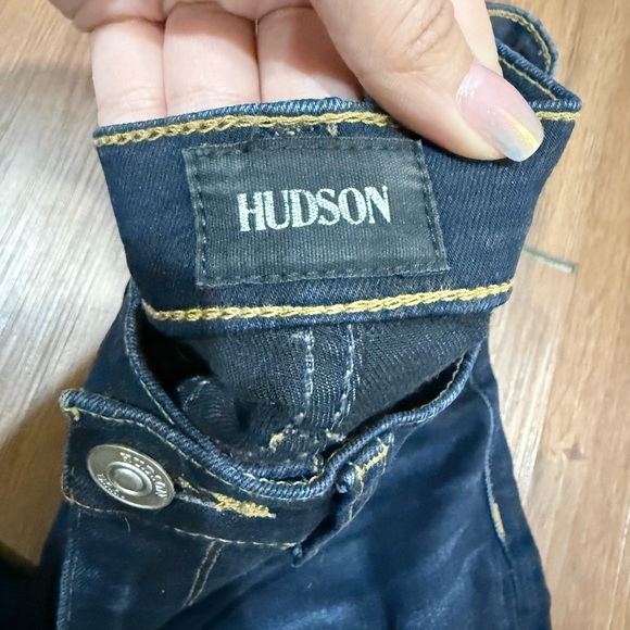 Hudson Nico Mid Rise Ankle Skinny Jeans in Obscurity - Picture 9 of 10